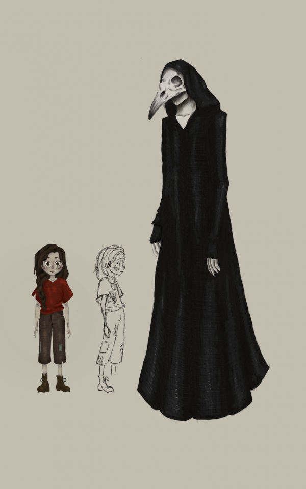 Characters nebeneinander colour